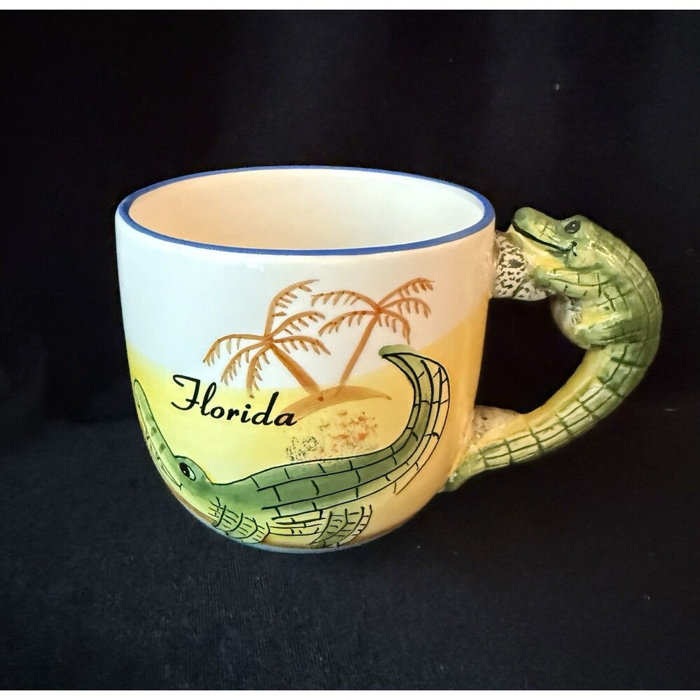 Florida Gator Coffee Mug Ceramic Tea Cup Souvenir Gift